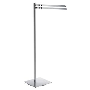 Smedbo Outline FK325 Schwenkbarer Handtuchstange Standmodell doppelt 35.5cm Chrom