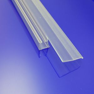 HSK Atelier Pur E77058 glass door frame for bottom of sliding door, 8mm *no longer available*