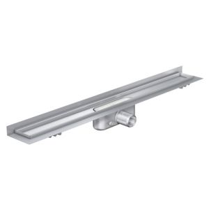 ACO ShowerDrain C 408758 douchegoot met muurflens 78,5cm zijuitloop