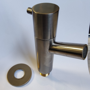 ADW wall mounted fountain tap brushed stainless steel (OUTLET)