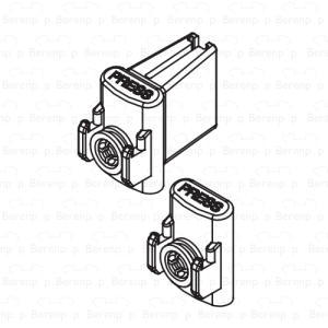 Artweger Baseline GZ103 Satz Nr.3 Rollenführungen für 3-teilige Schiebetür bis einschließlich 2006
