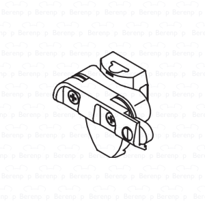 Artweger Lifeline LZ101 Satz Rollenführungen Nr.1, 2 x links, 2 x rechts