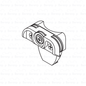 Artweger Lifeline LZ116 Satz Rollenführungen MOBIL 1, 3 Stück