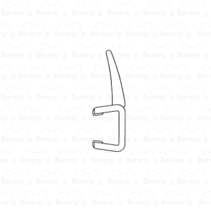 Artweger Lifeline LZ204 sealing profile vertical for door