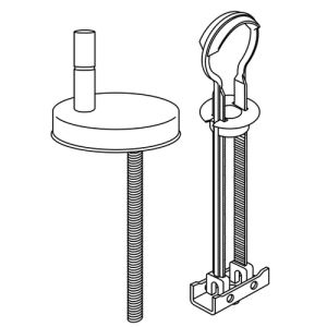 Pressalit BL6999 Concordia - Scandinavia Plus - Sway D - Sway Uni set of adjustable hinges softclose lift-off chrome