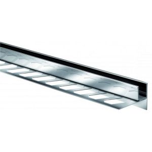 Blanke Aqua Keil Glass 193280B098L glass closing profile 980x34mm left stainless steel brushed