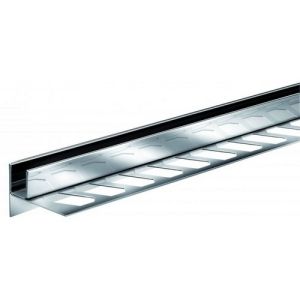 Blanke Aqua Keil Glas 193280B148R glass closing profile 1480x42mm right stainless steel brushed