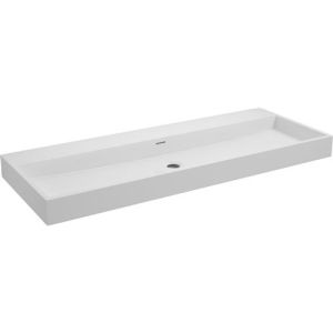 Clou Wash Me CL0226038 sink 110x42cm mineral marble white