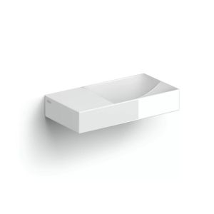 Clou Vale CL0303161L fountain 38x19cm without tap hole left glossy white ceramic