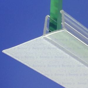Exa-Lent Universal DS0920010 - G10014200 clear shower profile 1 flap horizontal 200cm - 10mm