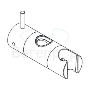 Damixa Akita 0316300 slide piece for slide bar chrome