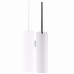 Decor Walther 0970954 Stone WBG toilet brush holder wall chrome/white