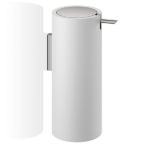 Decor Walther 0972255 Stone WSP wand zeepdispenser RVS geborsteld/ wit