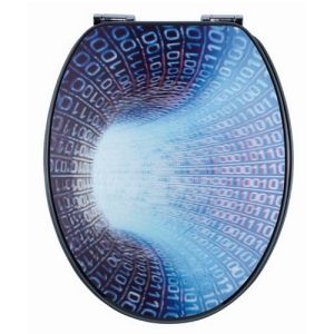 Diaqua Paris 3D 31171011 toilet seat with lid 3D motif Web