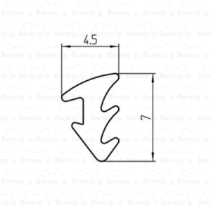 Duscholux 250300.00.000.9999 silicone cord per m1