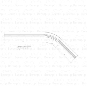 Duscholux 250484.01.002.000 drainage profile angled right, 61.4cm