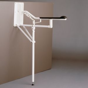 Etac Optima Lockable 80303040 support leg folding toilet handle white