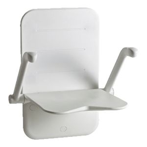 Etac Relax 81703060 shower seat with armrests and backrest white