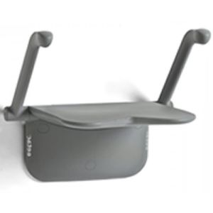 Etac Relax 81708010 shower seat with armrests Volcano gray