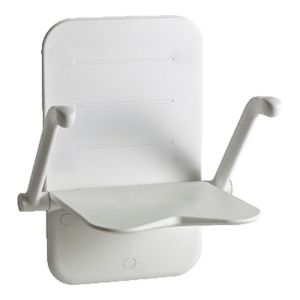 Etac Relax 81708050 shower seat with armrests and backrest Volcano gray