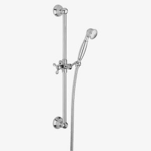 Fima Carlo Frattini F2044BR slide bar set with hand shower bronze