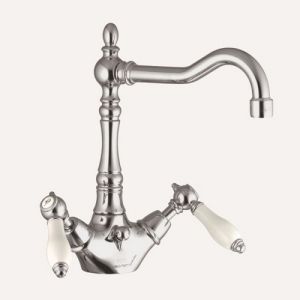 Fima Carlo Frattini Herend F5411CR basin mixer 2 handle chrome