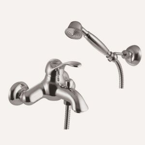 Fima Carlo Frattini Lamp F3304OR bath faucet surface mounted 1 handle with garnish gold