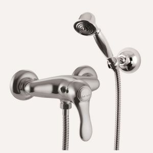 Fima Carlo Frattini Lamp F3305CR surface mounted shower mixer 1 handle with garnish chrome