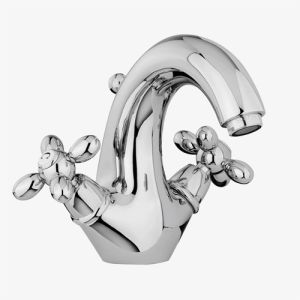 Fima Carlo Frattini Olivia F5041SN basin mixer 2 handle brushed nickel