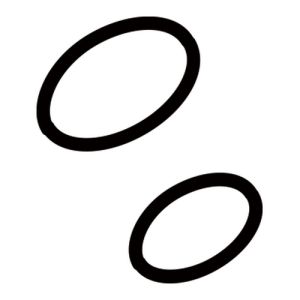 Geberit AquaClean 242176001 O-ring set for shower arm for AquaClean 4000