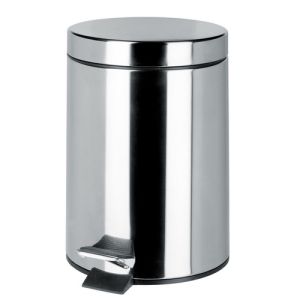 Geesa Hotel 634 pedal bin 3 liters stainless steel polished