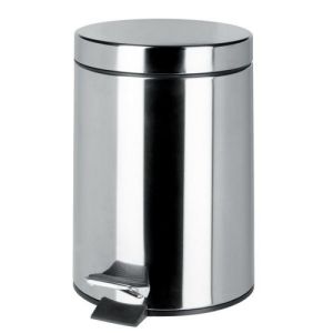 Geesa Hotel 635 pedal bin 5 liters stainless steel polished