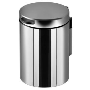 Geesa Hotel 644 waste basket wall 3 liters stainless steel polished