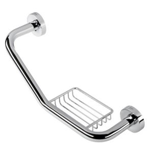 Geesa Wannengriff Seifenhalter Luna 5528 45 Grad mit Chrom