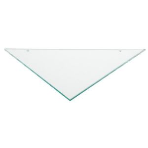 Geesa Nemox 224900 glass plate corner shelf clear glass