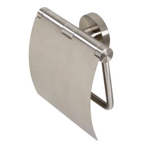 Geesa Toilettenpapierhalter Nemox Stainless Steel 650805 mit Klappe Edelstahl gebürstet
