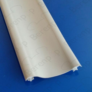 HSK Favorit / Prima E60077 vertical seal (each) for 2-part or 3-part bath folding wall, gray