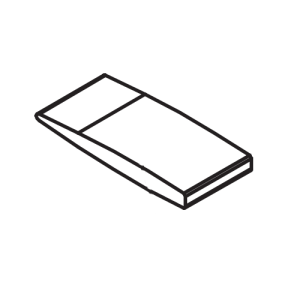 HSK E78203 silicone wedge (6 piece set) transparent *no longer available*