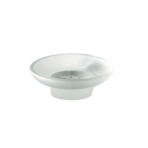 Haceka Kosmos + Kosmos Tec 1119284 soap dish satinized glass