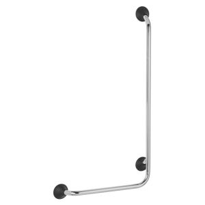 Handicare (Linido) LI2611003211 Wandhalter 90° 500x1000mm Edelstahl poliert (anthrazitfarbene Abdeckungen)