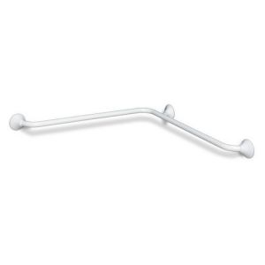 Handicare (Linido) LI2611015102 horizontaler Eckwandhalter Ergogrip 600x600mm Stahl beschichtet weiß