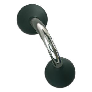 Handicare (Linido) LI2611020211 wall bracket Ergogrip 200mm stainless steel polished (anthracite covers)