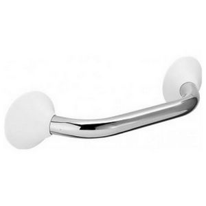 Handicare (Linido) LI2611060200 wall bracket Ergogrip 600mm stainless steel polished (white covers)