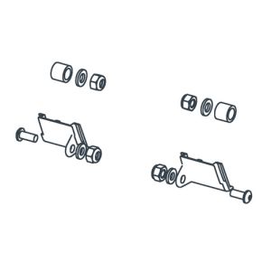 Handicare (Linido) LI2804000002 attachment set auxiliary foot shower seat white