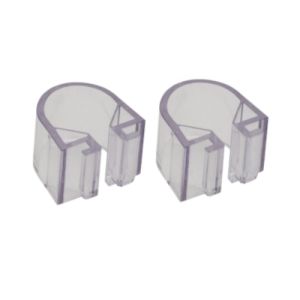 Hansgrohe Casetta 96192000 Seifenschalenklammern ø25mm transparent (2er Set)