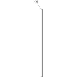 Huppe Alpha 2 - Classics 2 - X1 Flex, 068448 vertikale Dichtleiste