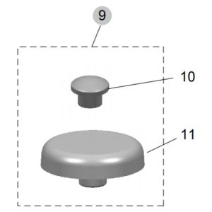 Ideal Standard Mia thin T623901 buffers round