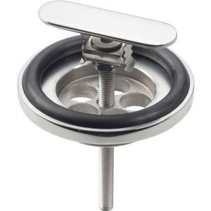 Clou CL1060300040 drain plug and siphon connection for Flush and First fountains stainless steel polished