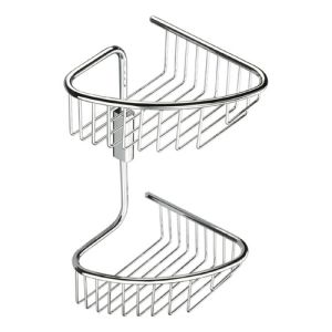 Inda AV0320CR double corner soap basket chrome