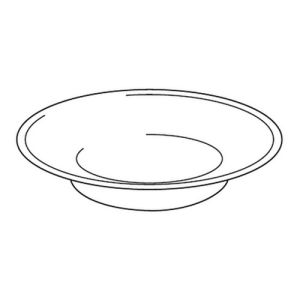 Inda Forum R76110 soap dish satinized glass